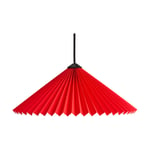 HAY Matin Pendant hanging lamp 38x38 cm Bright red