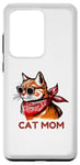 Coque pour Galaxy S20 Ultra Cat Mom Happy Mother's Day For Cat Lovers Family Matching