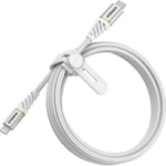 OtterBox Premium Lightning- till USB-C-kabel - Vit 2 meter