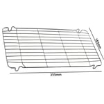 Large Grill Pan Rack Grid Mesh for SWAN LOGIK BAUMATIC HYGENA Oven 355 x 185mm