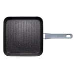 Haden Perth Grill Pan – Aluminium Non-Stick Pan with Soft Touch Handle, Slate Grey, 28cm CB39