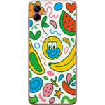 Samsung Galaxy A04 Genomskinligt Skal Butterfly Veil