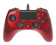 Continuous Shooting Function Hori Pad FPS Plus Play Station4 Controller Red Game