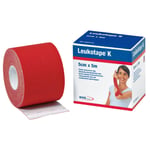 Leukotape K Elastisk kinesiotejp 5 cm röd 1 st