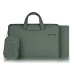 Lux-Case Cartinoe (grå) Macbook Pro 15.4 Tyg Väska Med Dragkedja
