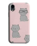 Clever Cat Face Phone Case Cover Cats Smart Pink and Grey Colours F452 - Google Pixel 5