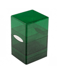 Deck Box Satin Tower Glitter Green