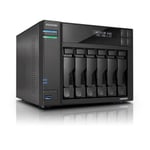 Serveurs NAS Asustor Lockerstor 6 Gen 2 AS6706T Intel Celeron N5105 6 Baies 8Go RAM DDR4 Noir