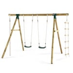 Plum GIBBON Wooden Swing Set