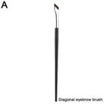 Platt ögonbrynsborste Eyeliner Fina sminkborstar Professionell Mak eyebrow brush 1pcs