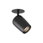 Astro Koto Recessed Dimmable Indoor Spotlight (Matt Black), GU10 LED Lamp, Designed in Britain - 1478003-3 Years Guarantee