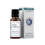 Mystic Moments | Acai Berry Virgin Carrier Oil - 100% Pure - 10ml