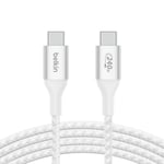 Belkin BOOST CHARGE 240W USB-C to USB-C Cable, 2m, White