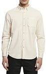 Urban Classics Men's Corduroy Shirt, whitesand, M