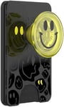 PopSockets: PopWallet+ pour MagSafe - Anneau Adaptateur pour MagSafe Inclus - Porte-cartes avec PopTop Interchangeable Intégré pour Smartphones et Coques - All Smiles