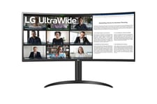 LG UltraWide 34WR55QC-B 34" Moniteur Ultra Large - Dalle VA résolution UWQHD 3440x1440, 5ms (GtG) 100Hz, HDR 10, sRGB 99%, AMD FreeSync, courbure 1800R, Noir