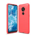 Nokia 6.2/7.2 Carbon Fibre Case Red