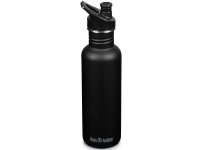 Klean Kanteen drinking bottle Classic 800ml (black (matt), with black SPORT CAP)