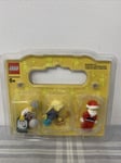 LEGO LEGOLAND Minifigures Set Of 3 Christmas Santa Elf Girl Rare Sealed 852766