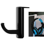 Universal Hörlurs & Headset hållare för PC Monitor Svart