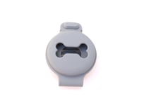 Dog Silicone Protective Case for Apple Airtags GPS Tracker Finder Pet Loop Holder Adjustable Dog (Grey)