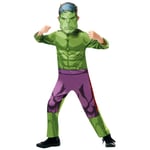 Hulken 110/116 Cl (5-6 År) Dräkt Med Mask Hulk Avengers