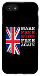 iPhone SE (2020) / 7 / 8 Make Free Speech Free Again: UK Flag Conservative Case