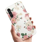 Samsung Galaxy A35 5G - Skal/Mobilskal Retro Blommor