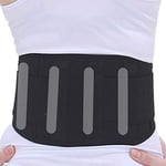 ZFF Adjustable Lumbar Brace Belt Tourmaline Self-heating Magnetic Therapy Waist Lower Back Support For Spasm Sprain Herniated Disc Relief Pains (Size : XL)