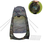 Yunbai Outdoor Privacy Tent Shower Tent Dressing Tent, Waterproof Portable Up Toilet Tents For Camping - Pop-up Tent Camouflage Camping Shower Bathroom Toilet Privacy Dressing Cloakroom Storage Mobile