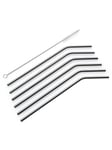 Straws STEEL 6 pcs. L22.5 cm w/cleaningbrush
