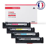NOPAN-INK - x4 Toner HP CF540X CF541X CF542X CF543X - HP 203X - compatibles (1 Noir, 1 Cyan, 1 Jaune, 1 Magenta)