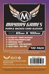 (65x100 mm) Mayday Games Card Sleeves - Magnum Ultra-Fit - Purple