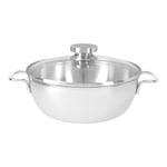 Demeyere Apollo 7 24 cm Serving pan with glass lid