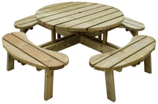Forest Garden 8 Seater Wooden Picnic Table