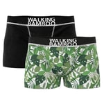 Kalsonger Herr modell Boxer i Bambu Forest 2-pack M