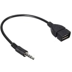 3.5mm Male Audio Aux Jack To Usb 2.0 Type A Female Otg Converter Cable Adapter Aespa
