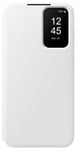 Samsung Galaxy A55 Smart View Wallet Folio Phone Case White