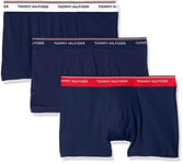 Tommy Hilfiger Men Boxer Short Trunks Underwear Pack of 3, Multicolor (Multi/Peacoat), L
