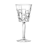 RCR Cristalleria Italiana S.p.a. Ligne Etna | Verres à Eau et Vin en Verre Verres Modernes Set de 6 Biccheri en Cristal de 20 Cl