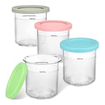 Replacement Pints and Lids for Ninja Creami Compatible for NC300, NC301 Vs7844