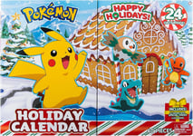 Pokmon PKW3066 Holiday Calendar-Features 24 2-Inch Battle Figures