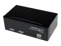 StarTech.com Switch KVM USB VGA professionnel à 2 ports avec câbles - Kit commutateur écran clavier souris - Commutateur KVM - 2 x KVM port(s) - 1 utilisateur local - de bureau