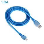 Blue Cable Adapter Usb 2.0 Hub Mini 5pin 1.5m