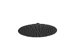 Qtoo takdusch Ø300 - pulverlackerad svart. 4,5 l/min eller 9,5 l/min med svarta munstycken