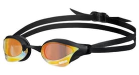 Lunettes de natation arena cobra core swipe mirror noir or