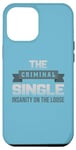 Coque pour iPhone 12 Pro Max Design humour unique criminel – La folie à pied libre