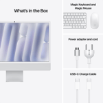 iMac 24-tum, M4 10-core, grafik 10-core, 24GB RAM, 1TB SSD, Silver