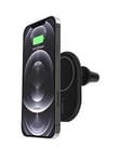 Belkin Magsafe Compatible Wireless Charging Car Vent Mount Black - Iphone 15/14/13/12 Series Compatible