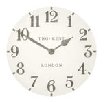 Thomas Kent Limestone Arabic Design Wall Clock - 20" London